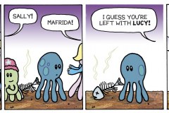 “Lucy the Octopus” published by JKP (Drawing Pens / Photoshop)