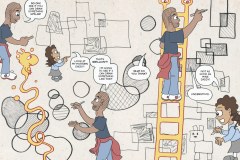 “When Are You Going to Get a Proper Job?” published by Singing Dragon (Pencils / Photoshop)