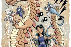 Dragon and friends (Drawing Pens / Photoshop)
