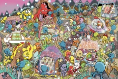 “Lucy the Octopus” published by JKP (Drawing Pens / Photoshop)